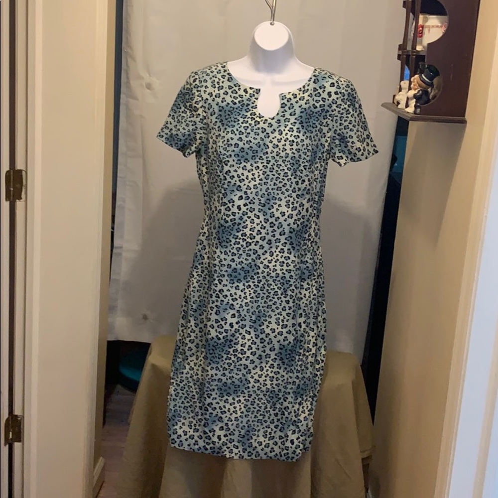 Maggy London Sz6 Animal Print Sheath Dress